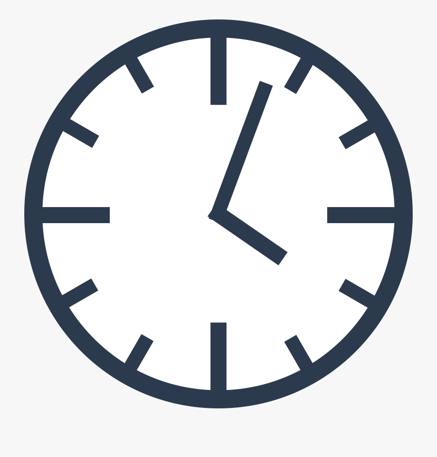 Clipart Simple Clock - Clock Clipart Transparent, Transparent Clipart