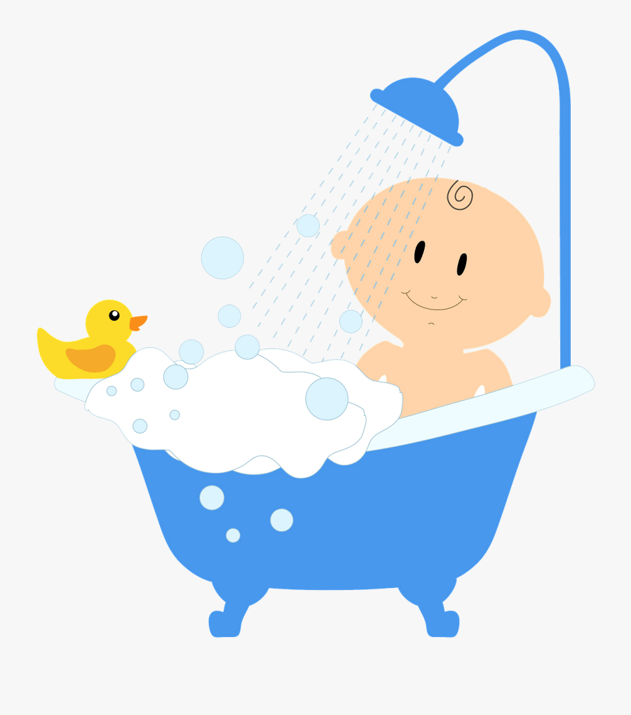 Baby Free To Use Clip Art - Baby Bath Clipart, Transparent Clipart