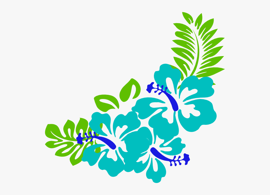 Transparent Flower Clip Art - Tropical Flower Border Clipart, Transparent Clipart