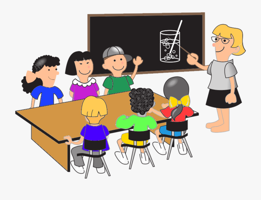Clip Art Classroom Teacher Clipart - Students In Class Clipart Png, Transparent Clipart