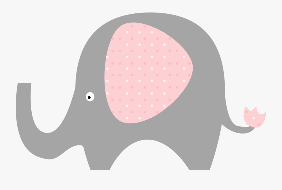 Pink And Grey Elephant Clipart, Transparent Clipart