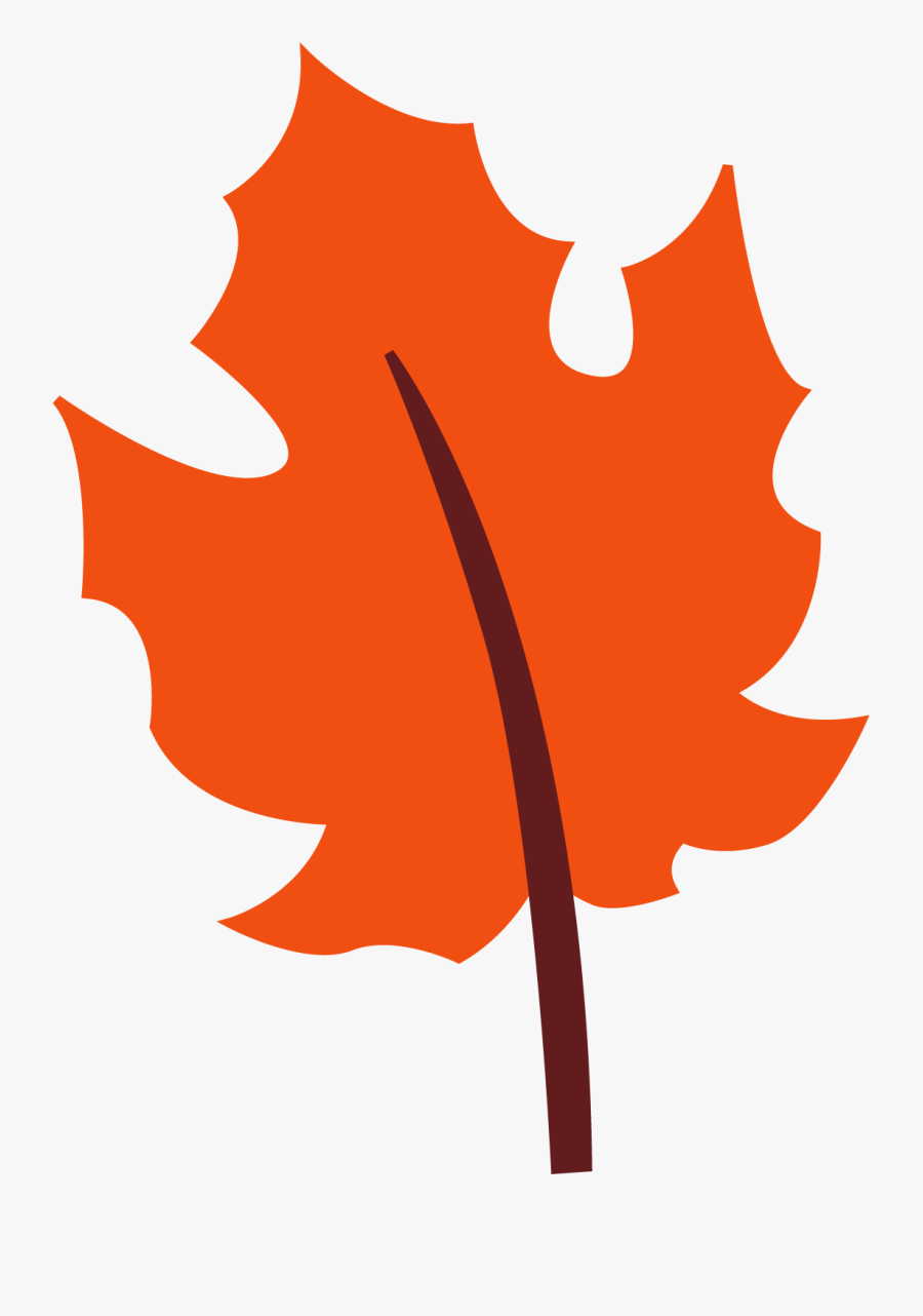 Free Fall Leaves Clip Art 2 Clipartix - Orange Fall Leaves Clip Art, Transparent Clipart