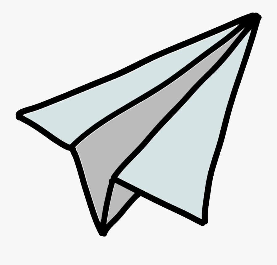 Clip Art Paper Plane Clipart - Paper Airplane Clipart Png, Transparent Clipart