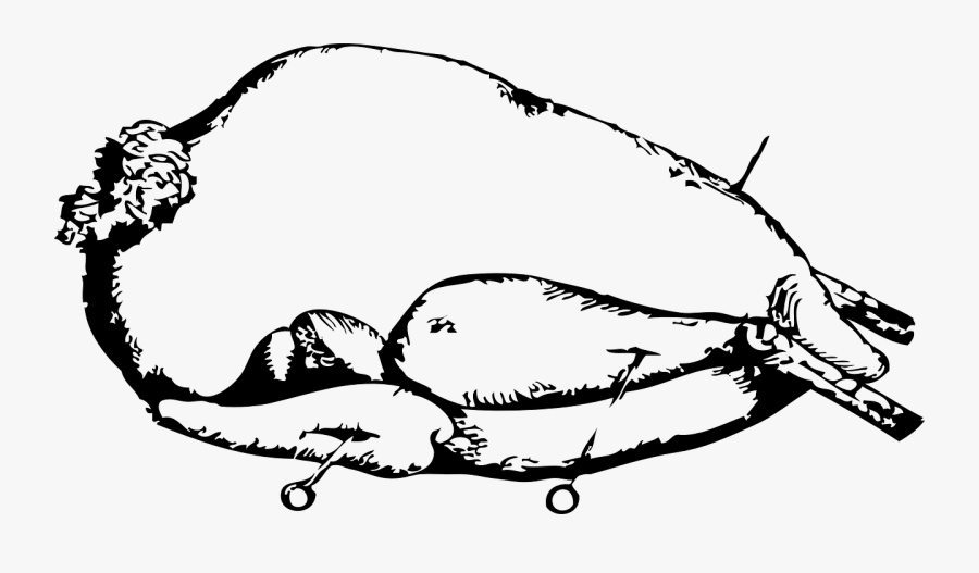 Roast Turkey Clipart By Johnny Automatic - Desen Cu Curcan, Transparent Clipart
