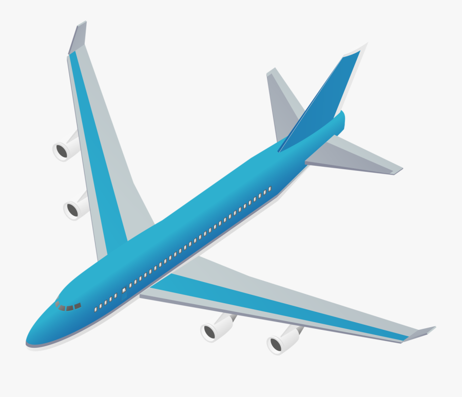Transparent Boarding A Plane Clipart - Avião Png Vector, Transparent Clipart