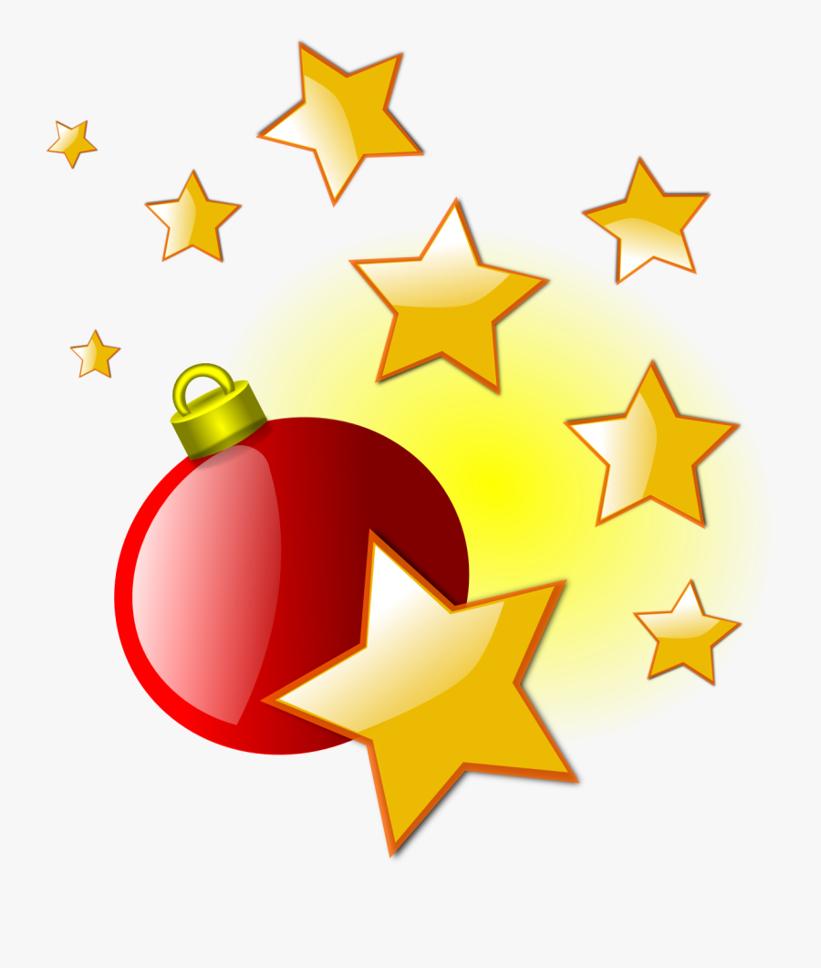 Christmas Tree Clipart Star - Clip Art Christmas Stars, Transparent Clipart