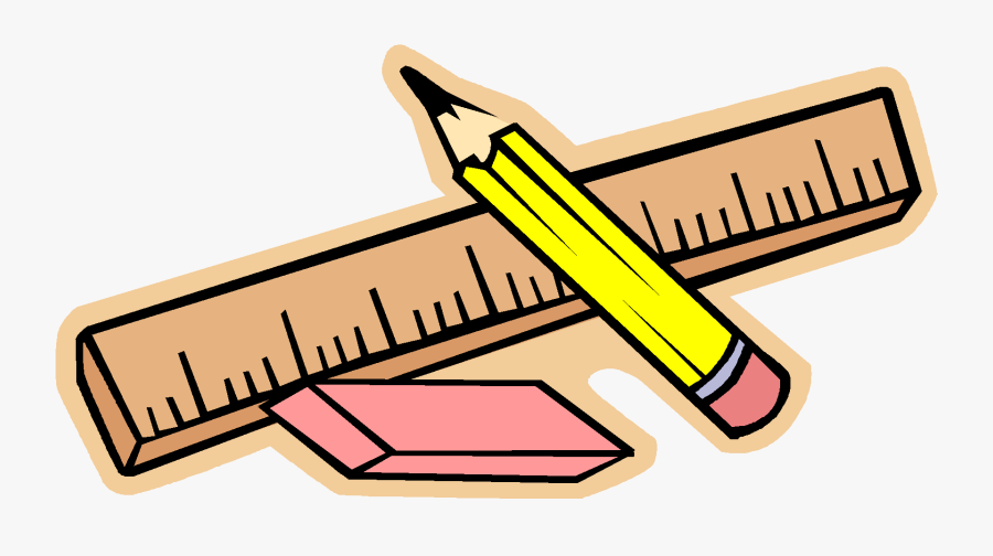 Pencil Clipart Divider X Transparent Png - Pencil Ruler Clipart, Transparent Clipart