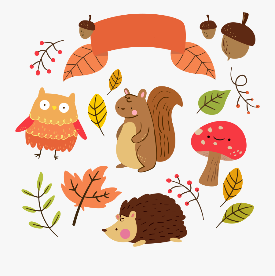 Fall Autumn Clipart Cute, Transparent Clipart