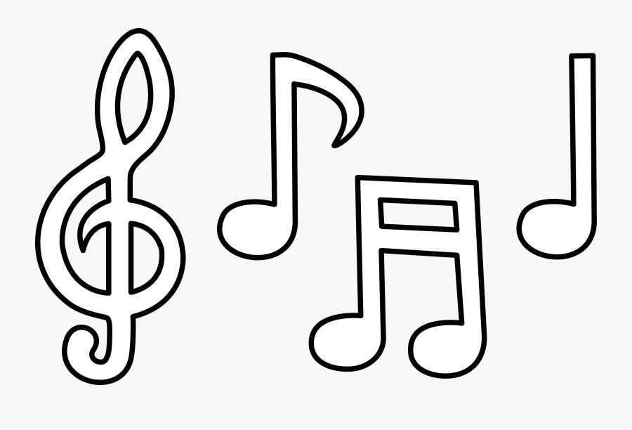 Free High School Musical Clipart - Colouring Pages Of Musical Notes, Transparent Clipart