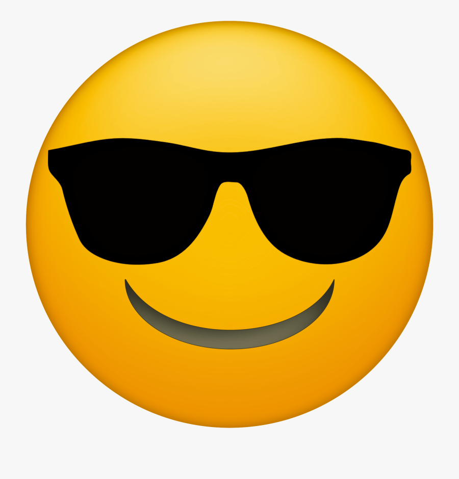Teacher Clipart Emoji - Emoji Sunglasses Png, Transparent Clipart