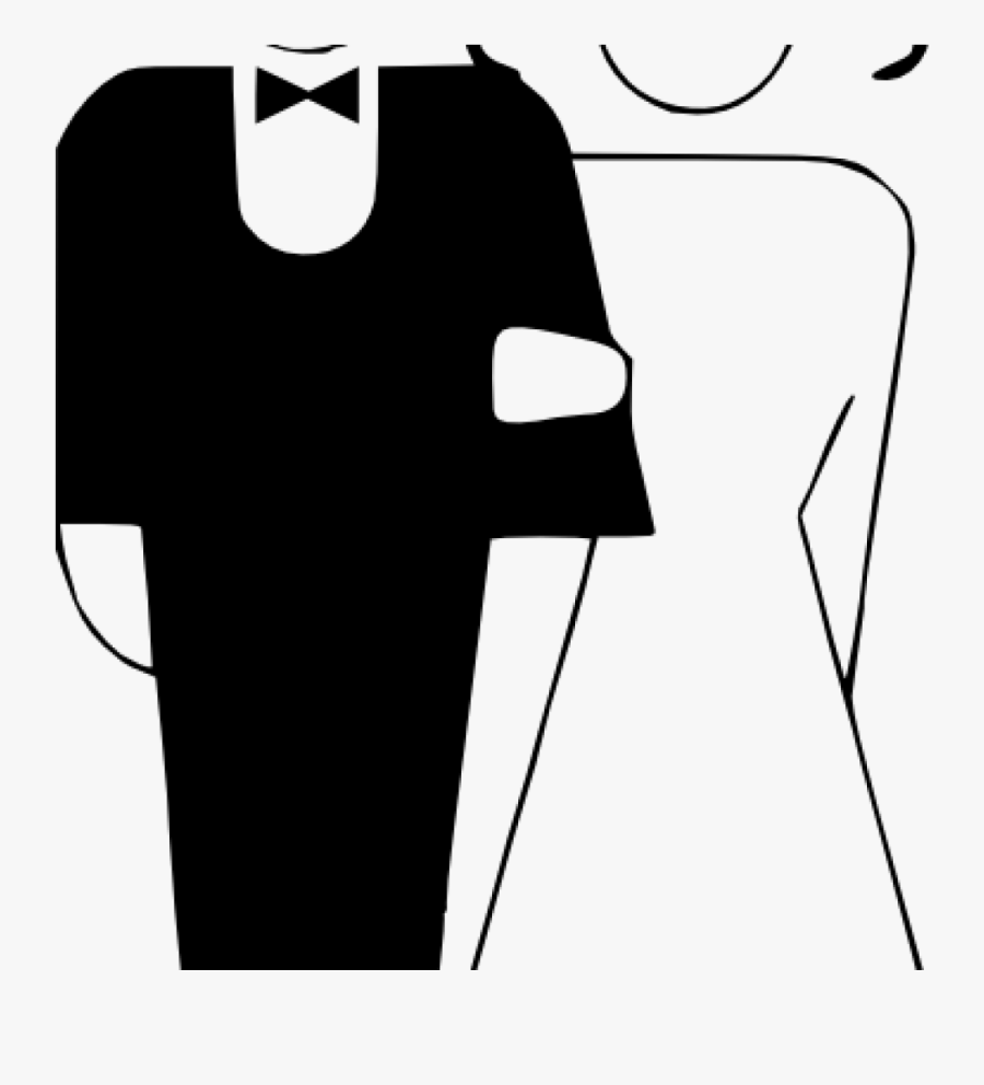 Wedding Clipart Black And White Heart Clipart Hatenylo - Marriage Clipart Black And White, Transparent Clipart
