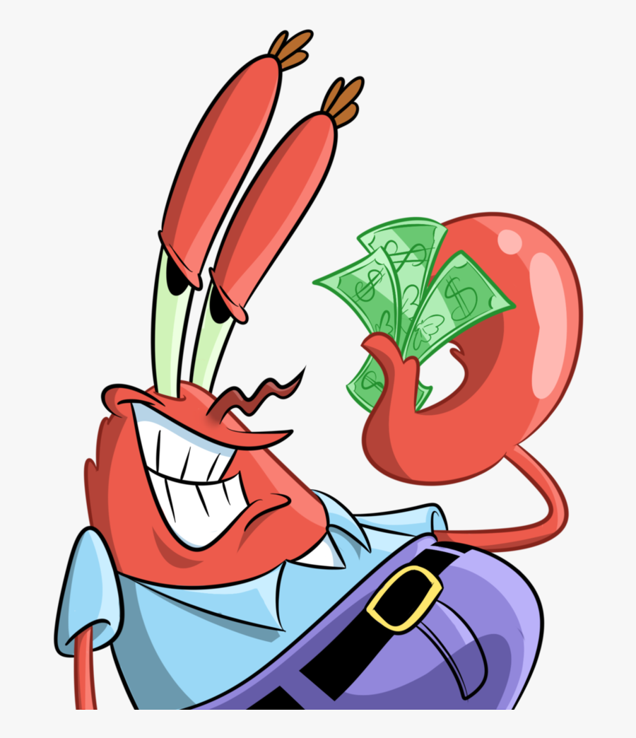 Mr Krabs Money Png, Transparent Clipart