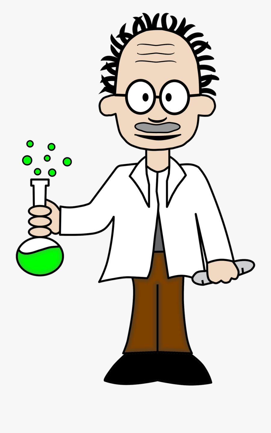 Science Clipart Cartoon - Scientist Png Clipart, Transparent Clipart