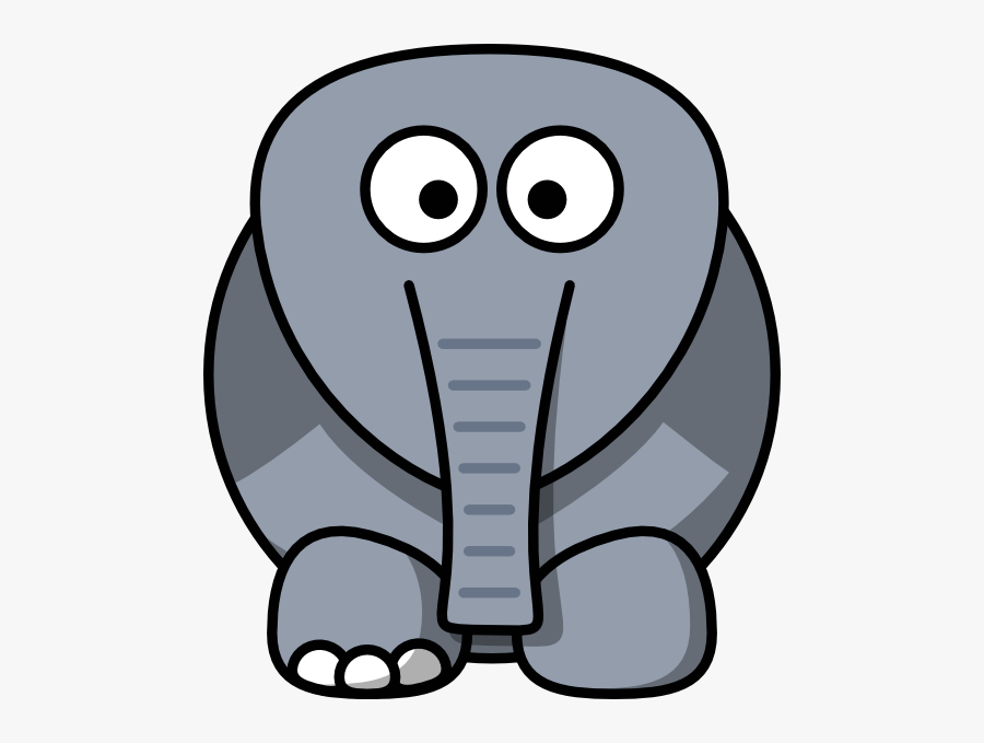 Crippled Elephant Clip Art - Elephant With No Ears, Transparent Clipart