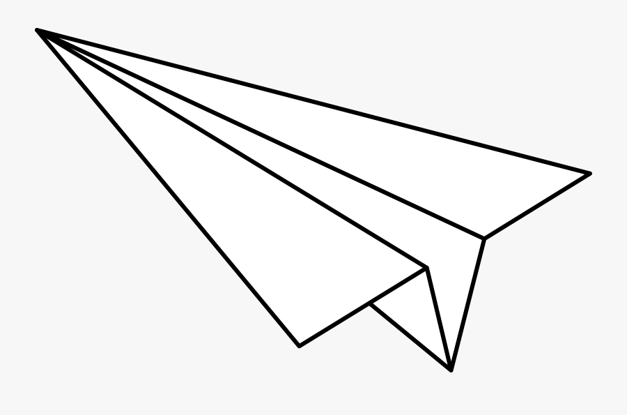 Paper Airplane Clipart Black And White , Free Transparent Clipart ...