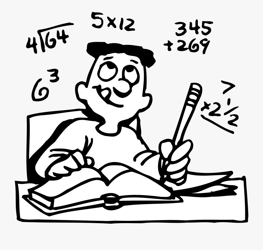 Math Black And White, Transparent Clipart