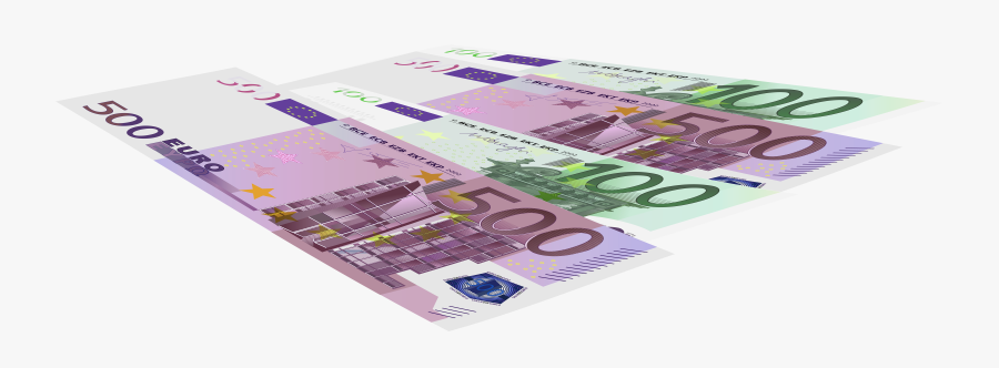 Euro Banknotes Png Clip Art Image - Piggy Bank Euro, Transparent Clipart