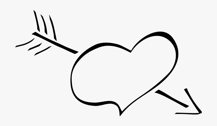 White Heart Clipart - Love Transparent Heart Clipart Black And White, Transparent Clipart