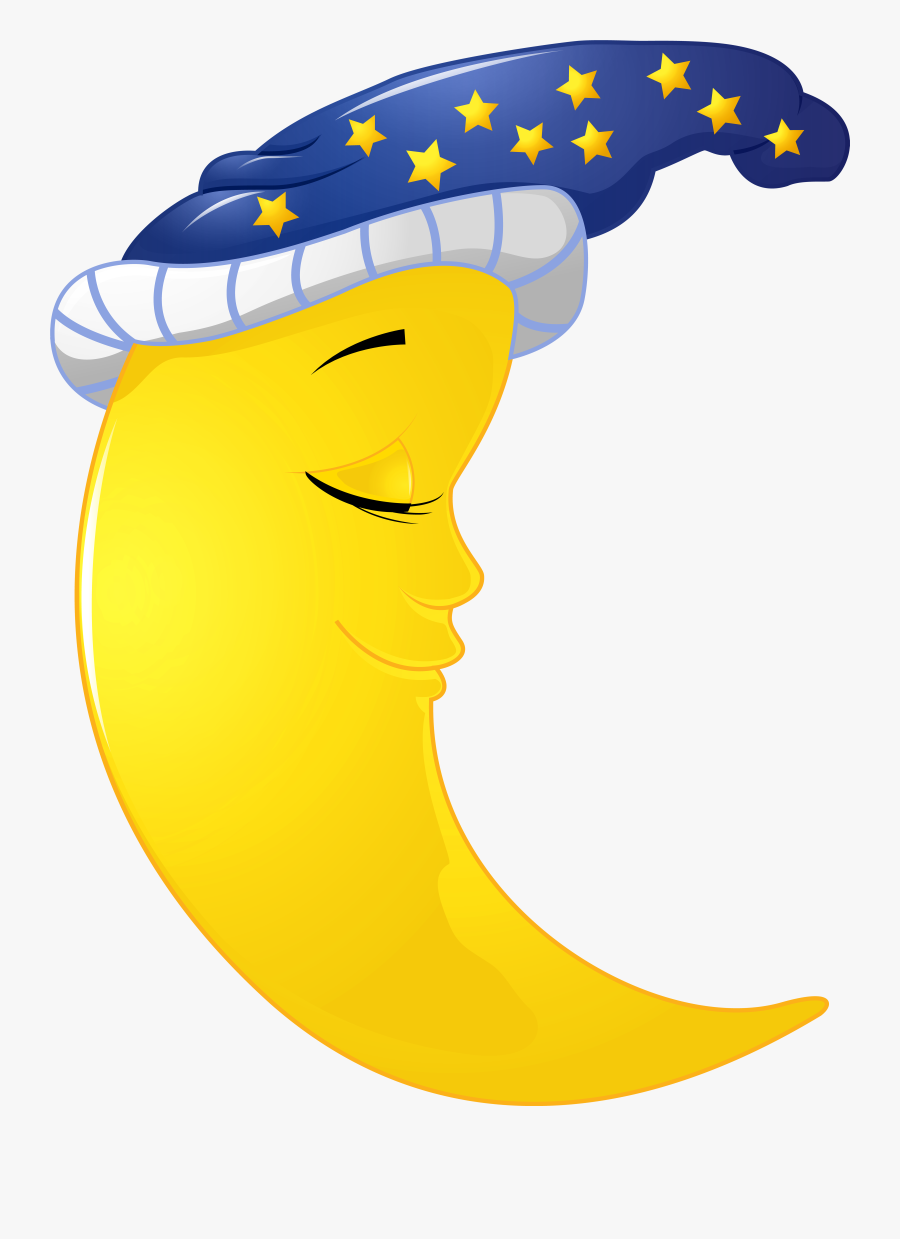 Free Png Download Cute Moon Transparent Clipart Png - Cartoon Transparent Background Moon, Transparent Clipart