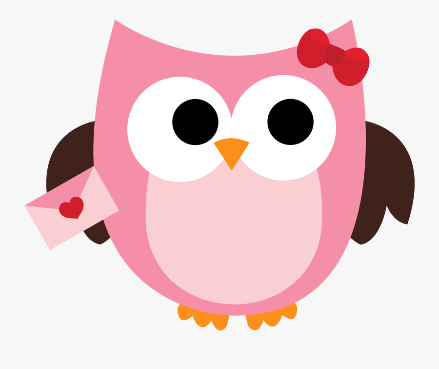 Free Owl Heart Cliparts, Download Free Clip Art, Free - Valentine Owl Clipart, Transparent Clipart