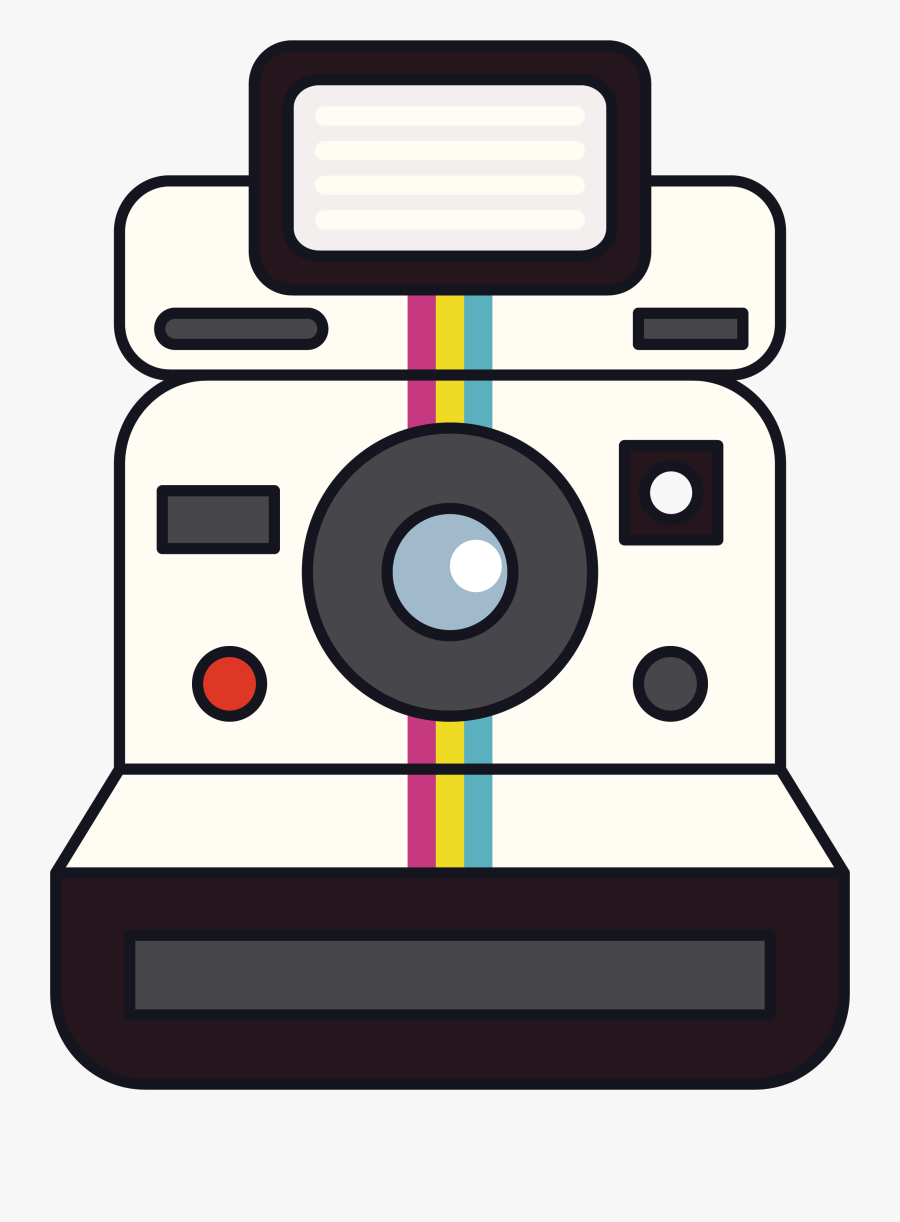 Camera Clipart For Download - Transparent Background Polaroid Camera Clipart, Transparent Clipart