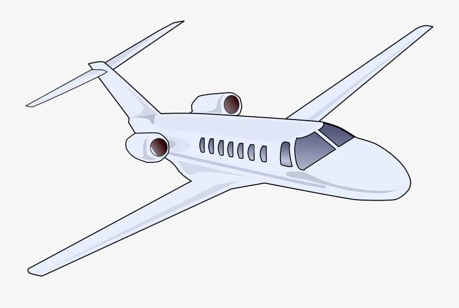 Jet Clipart Corporate Jet - Private Airplane Clipart, Transparent Clipart