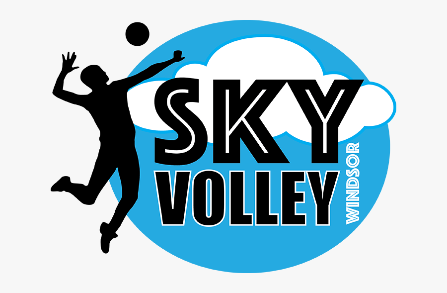 Boys And Girls Club Volleyball Clipart - Silhouette Volleyball, Transparent Clipart