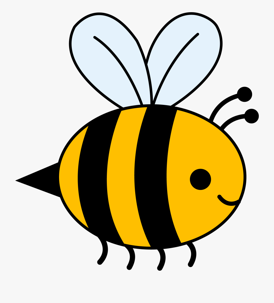 Bumble Bee Cute Bee Clip Art - Bee Clipart Transparent, Transparent Clipart