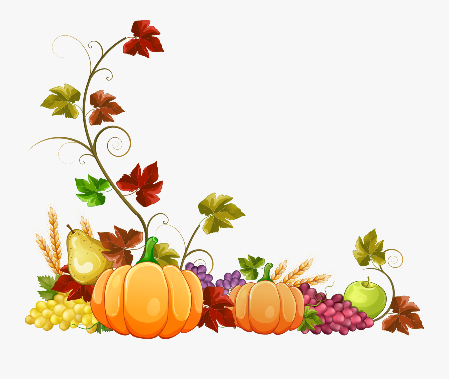 Transparent Fall Png Images - Fall Pumpkin Clip Art Png, Transparent Clipart