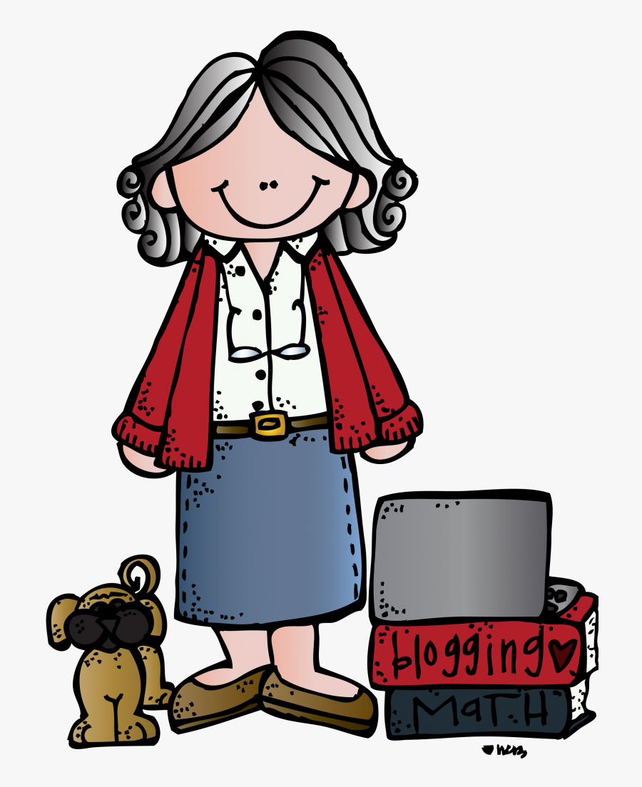 Working 5 To - Melonheadz Teacher Clipart Free, Transparent Clipart
