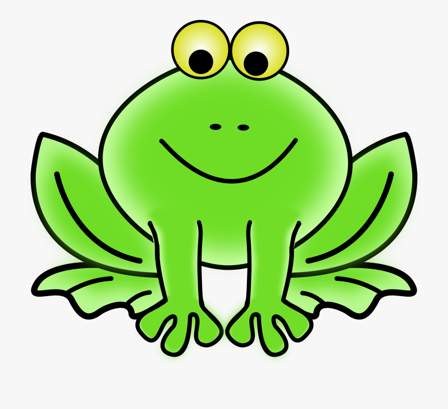 Frog Clip Art Cartoon - Animated Picture Of A Frog, Transparent Clipart