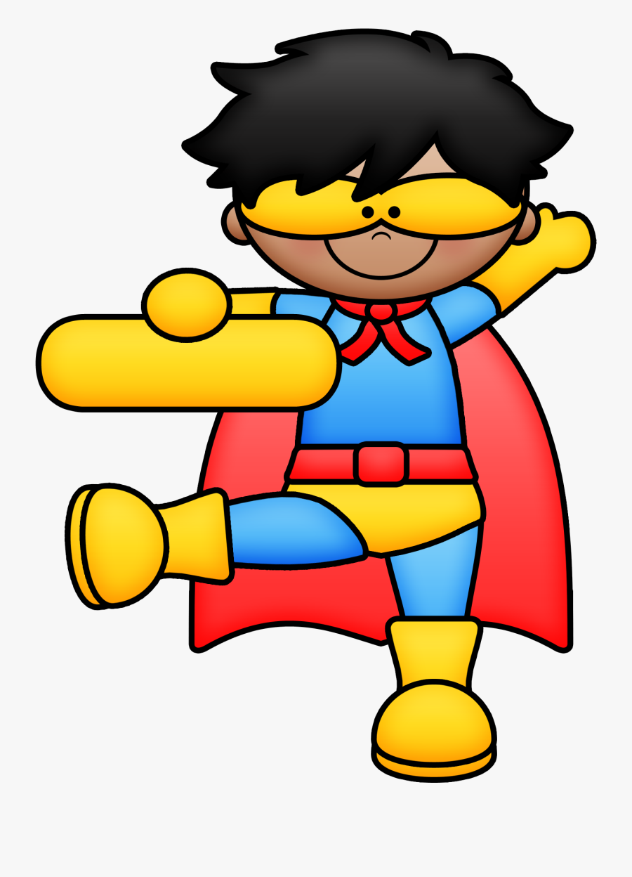 Cute Clip Art - Super Hero Math Clipart, Transparent Clipart
