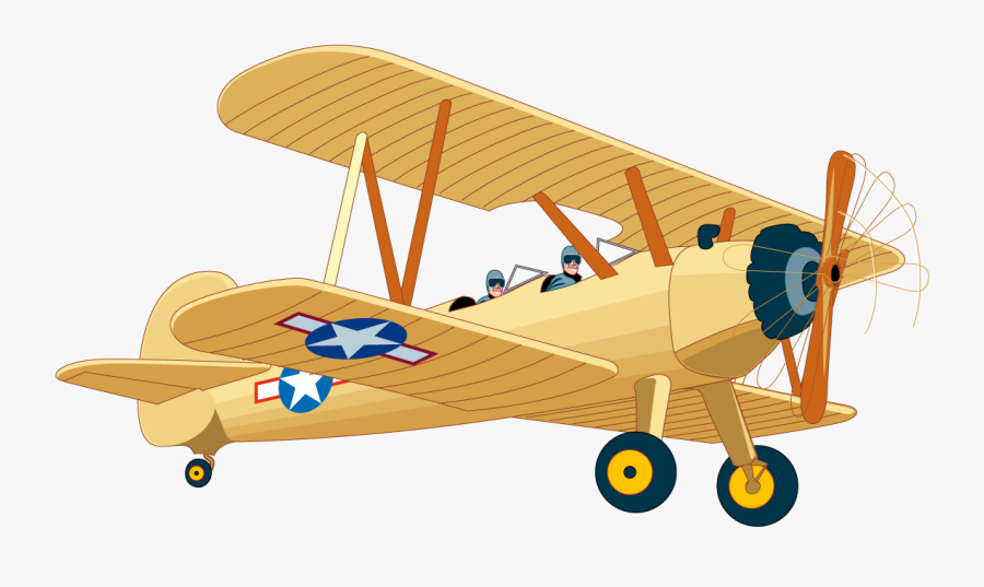 Transparent Airplane Clipart No Background - Vintage Airplane Clipart Png, Transparent Clipart