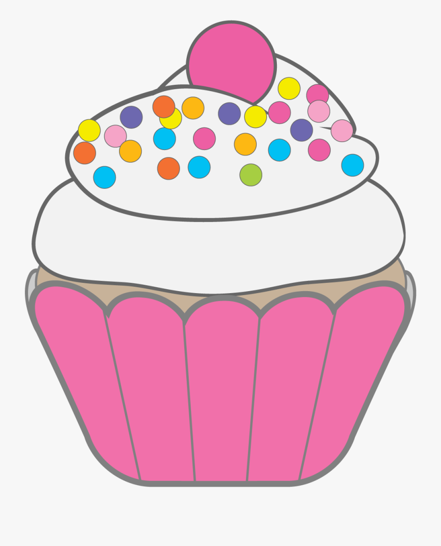 Cupcake Clipart Black And White - Transparent Cupcake Clipart, Transparent Clipart