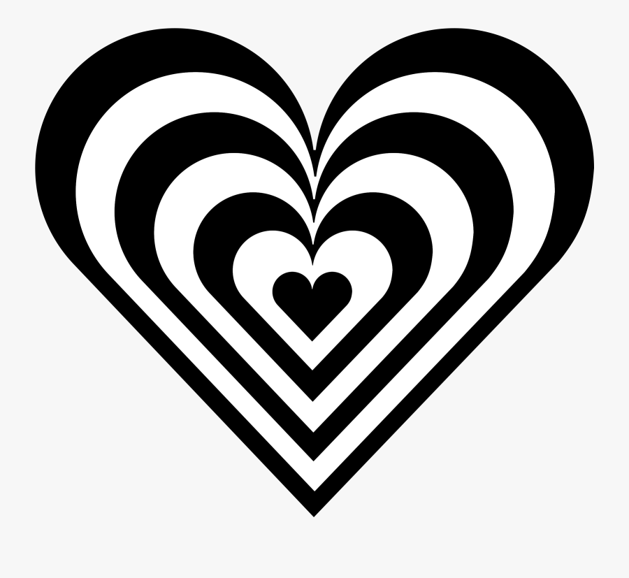 Heart Black And White Clipart Heart Black And White - Heart Clipart Black And White, Transparent Clipart