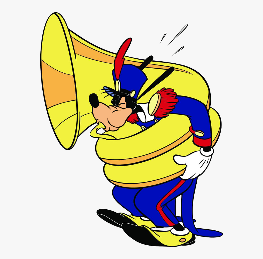 Tuba Goofy Music Clipart - Tuba Player Clipart, Transparent Clipart