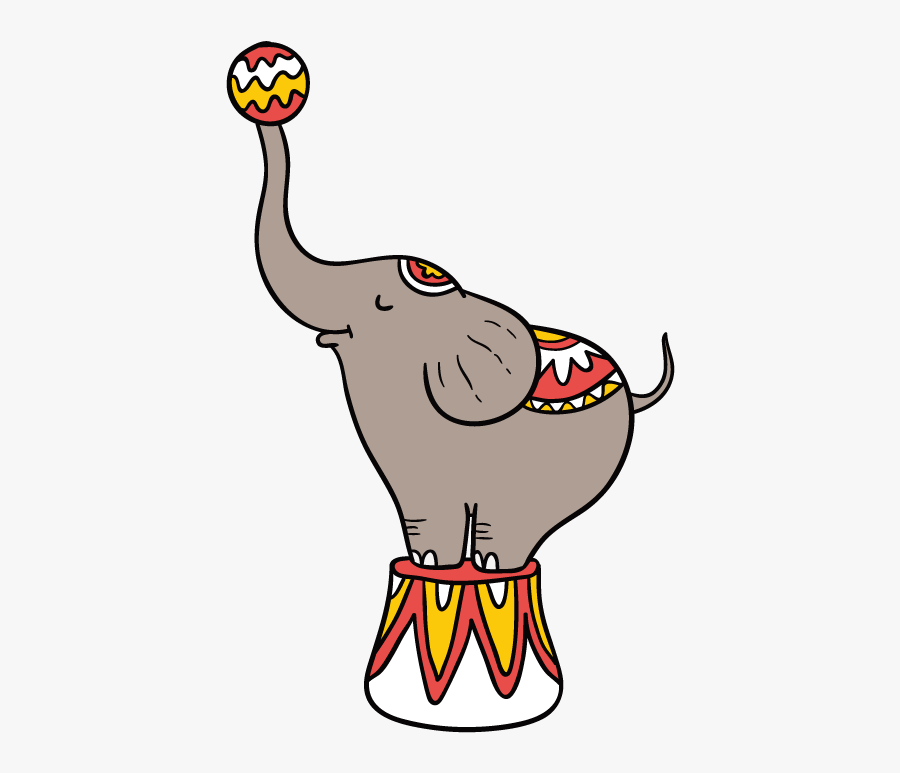 Performance Circus Elephant Clip Art - Circus Elephant Clipart, Transparent Clipart