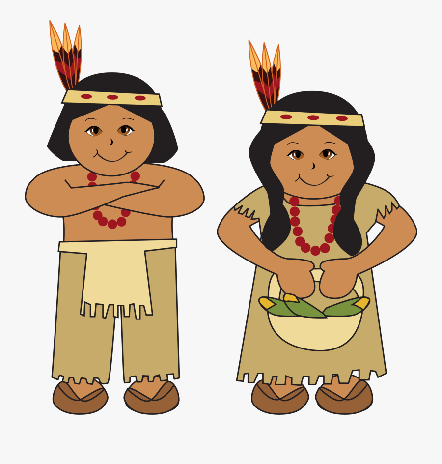 Indian Thanksgiving Cliparts Free Download Clip Art - Native Americans Clipart, Transparent Clipart
