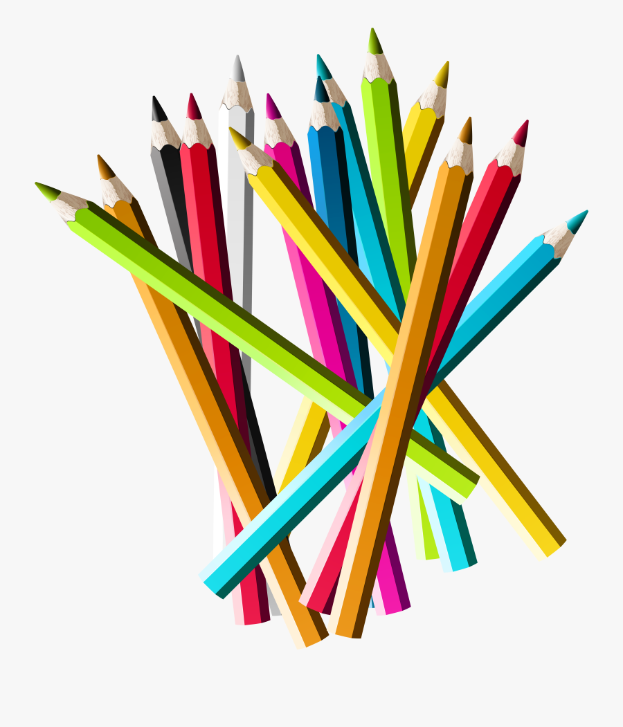 Colorful Pencils Png Clipart Picture - Color Pencils Clipart Png, Transparent Clipart