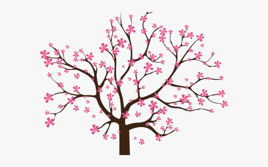 Transparent Cherry Blossom Emoji Png - Transparent Background Cherry Blossom Tree Clipart, Transparent Clipart