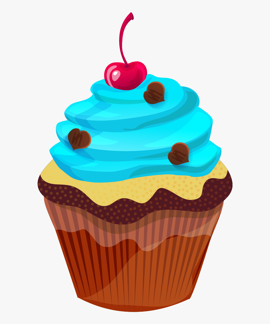 Cupcake - Clipart - Cupcake Clipart, Transparent Clipart