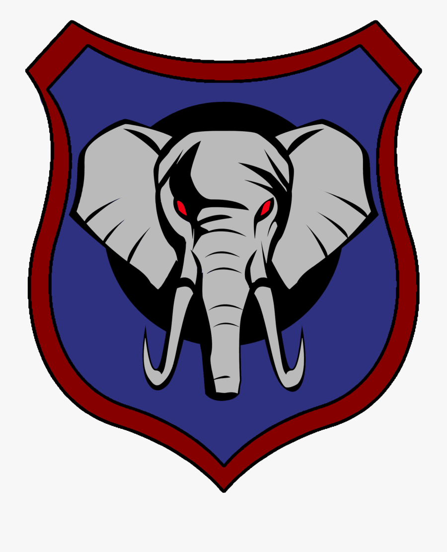 Emblem-elephant Clipart , Png Download - Elephant Head Decal, Transparent Clipart