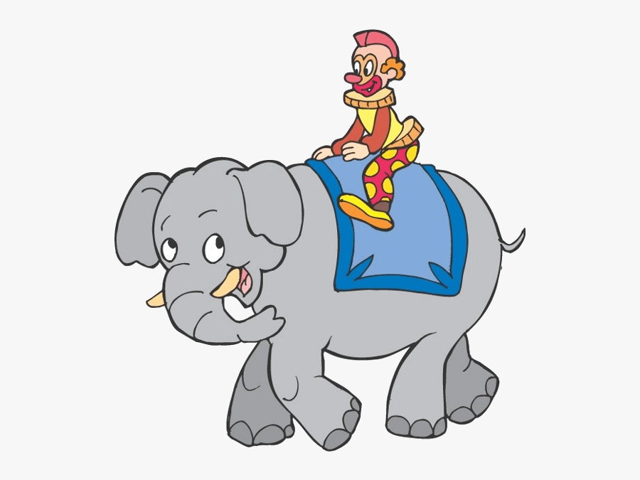 Cartoon Circus Elephant - Circus Elephant Cartoon Painting, Transparent Clipart