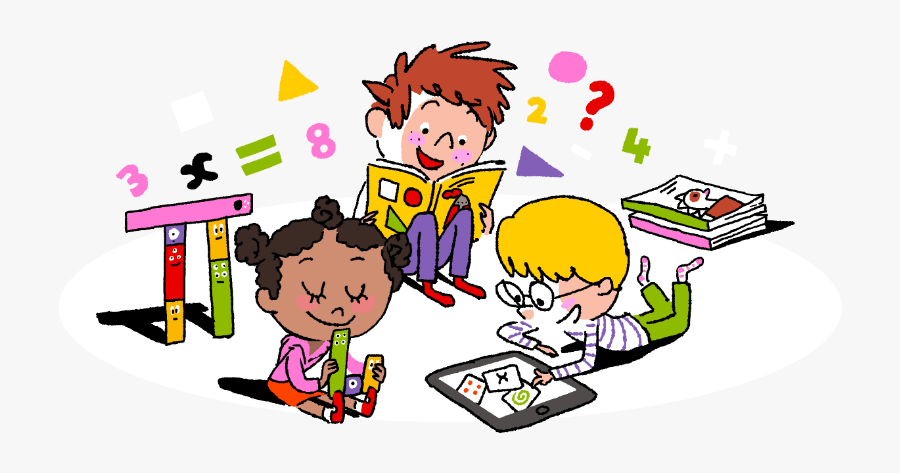 Clip Art Kids Doing Math Clipart - Math Clipart, Transparent Clipart