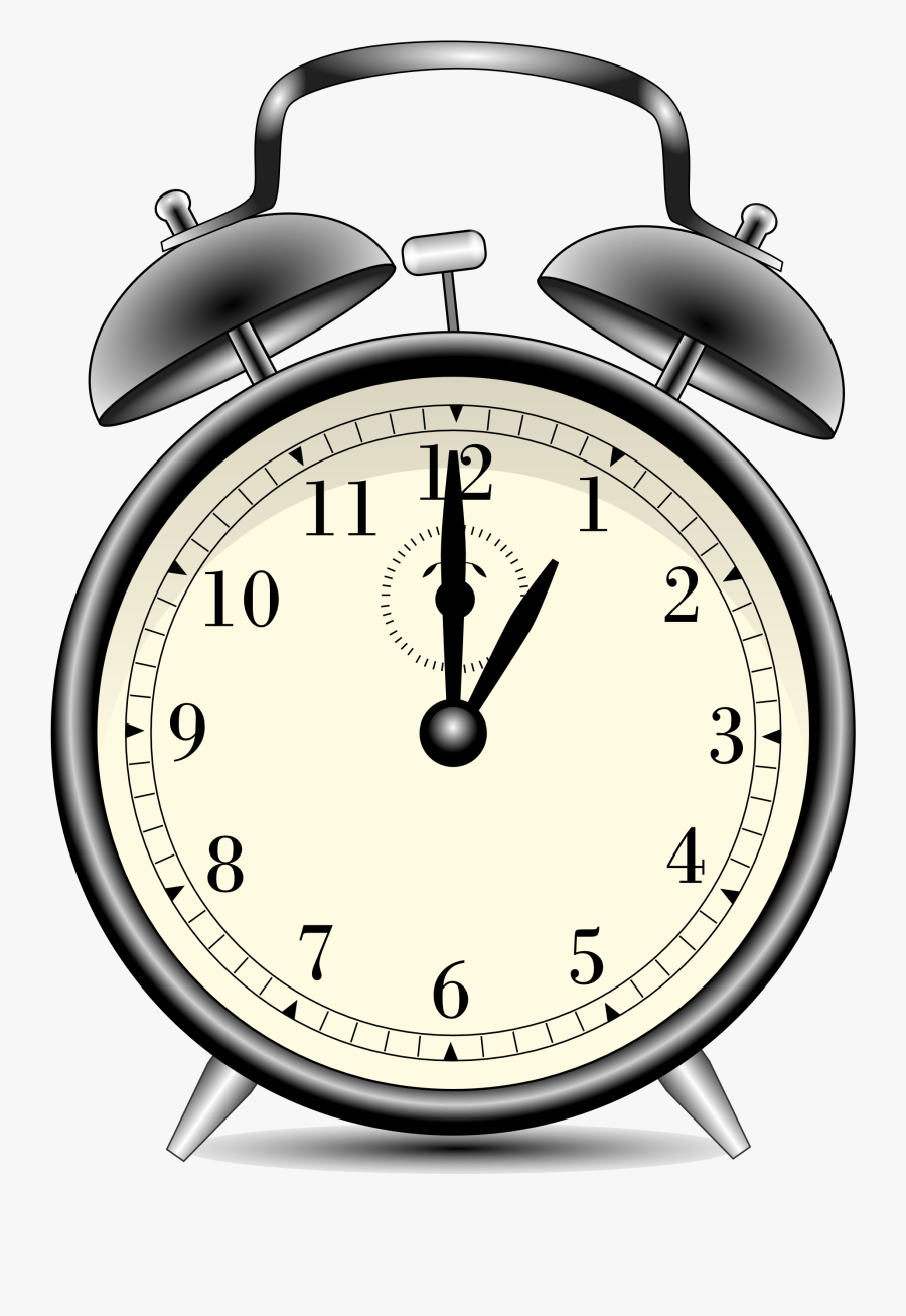 Alarm Clock Clipart Black And White, Transparent Clipart