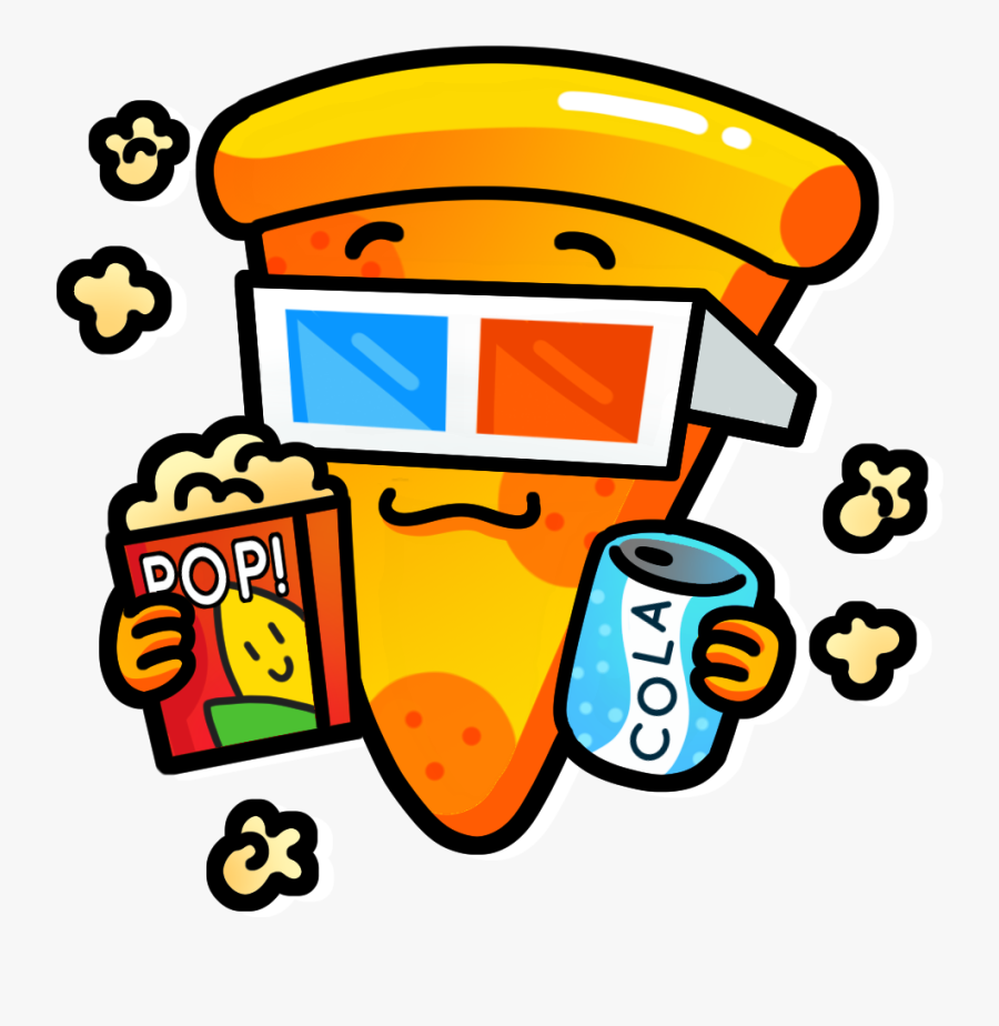 Calendar Of Events - Pizza And Movie Clipart, Transparent Clipart
