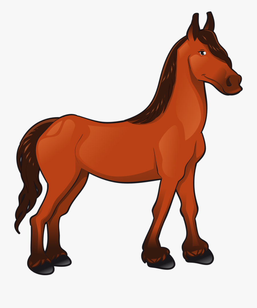 Brown Horse Clipart, Transparent Clipart