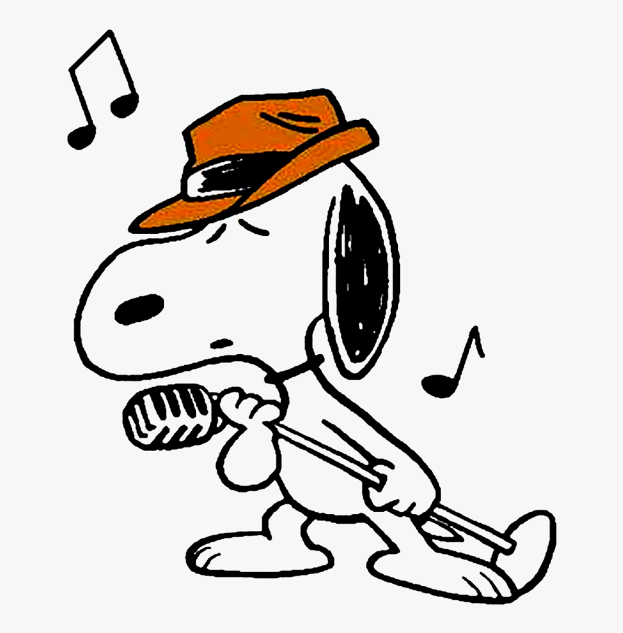 Snoopy Listening To Music Clipart , Png Download - Snoopy Music, Transparent Clipart