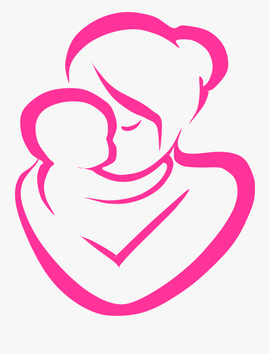 Mom And Baby Clipart - Breastfeeding Mom Clip Art, Transparent Clipart