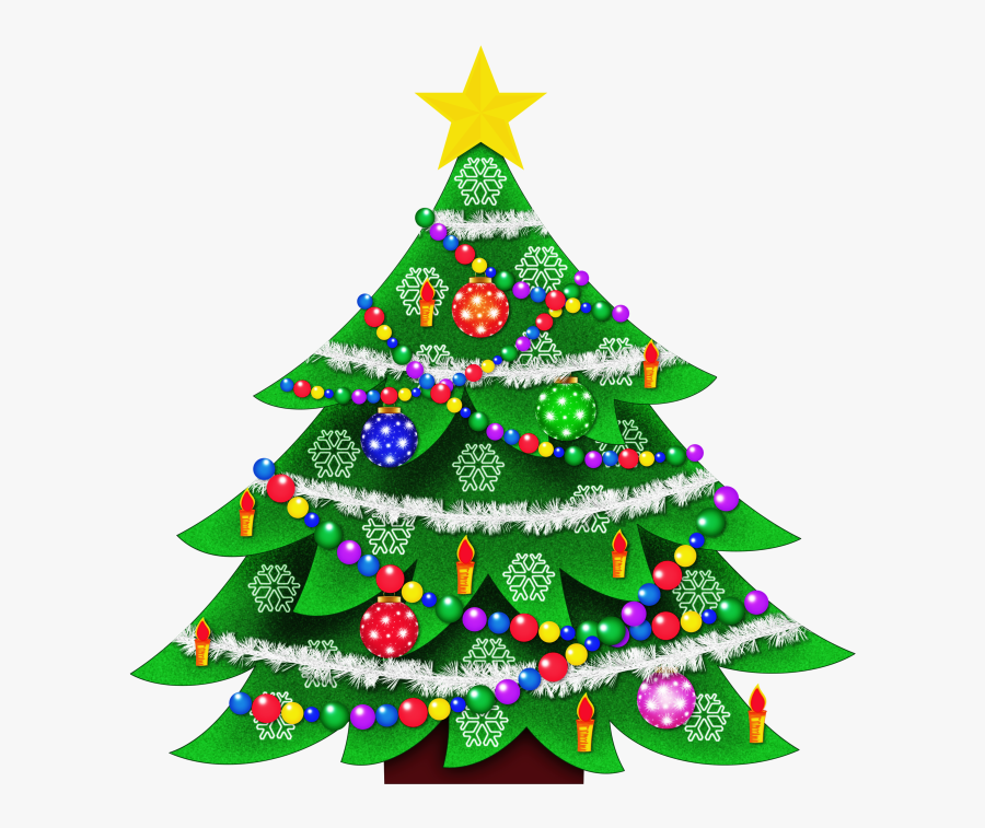 Clipart Tree Christmas - Clip Art Christmas Tree, Transparent Clipart